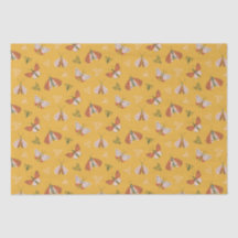 Whimsical hand getrokken motten boho patroon