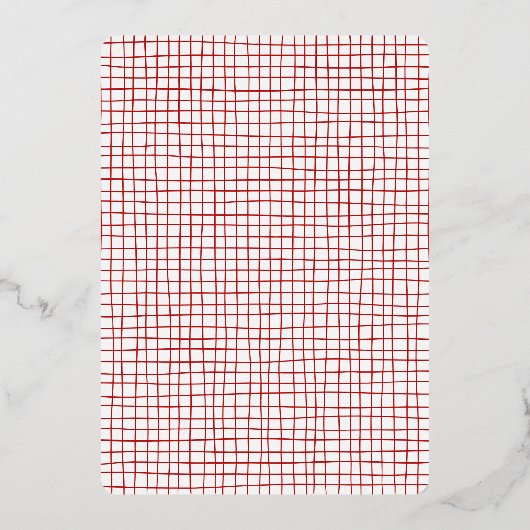 Whimsical Hand getrokken Pizza & Wijn Vrijgezellen Folie Uitnodiging (Achterkant)