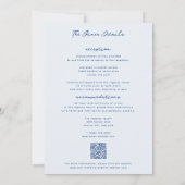 Whimsical Handgeschreven Bruiloft Kaart (Achterkant)