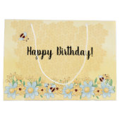 Whimsical Happy Birthday Groot Cadeauzakje (Achterkant)