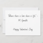 Whimsical Harten Boog Aangepaste Valentijnsdag Kaart (Achterkant)