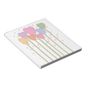 Whimsical Heart Lollipops Notitieblok (Schuin)