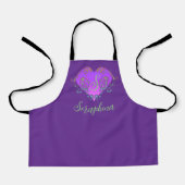 Whimsical Heart Persoonlijk Schort (Voorkant)