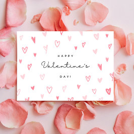Whimsical Hearts Valentijnsdag Briefkaart