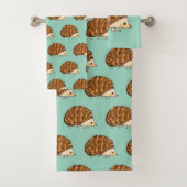 Whimsical Hedgehog – Schattige Bos Dier Bad Handdoek (Insitu)