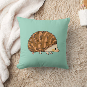 Whimsical Hedgehog – Schattige Bos Dier Kussen