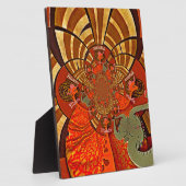 Whimsical Heights: Mooie Grappige Giraffe Afrikaan Fotoplaat (Zijkant)