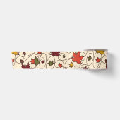 Whimsical Herfst Curly Maple Leaf Pattern Lint (Voorkant)
