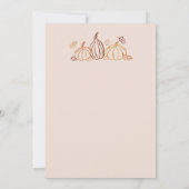 Whimsical Herfst Doodles Friendsgiving Dinner Kaart (Achterkant)