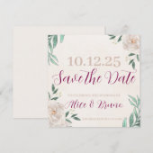Whimsical Herfst Save the Date Kaarten (Voorkant / Achterkant)