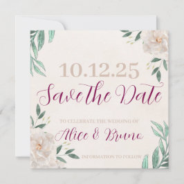 Whimsical Herfst Save the Date Kaarten