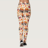 Whimsical Herfst Wheelbarrows Leggings (Achterkant)