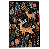 Whimsical Herten Gift Bag - Medium Medium Cadeauzakje (Voorkant)