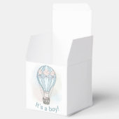 Whimsical heteluchtballon baby shower gunstbox bedankdoosjes (Geopend)