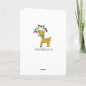 Whimsical Holiday Elf en kerstboom Kaart (Achterkant)