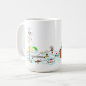 Whimsical Holiday Koffiemok (Voorkant links)