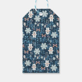 Whimsical Holiday Wrapping Paper Flat Sheet Cadeaulabel (Achterkant)