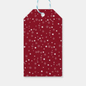 Whimsical Holly | Étiquettes cadeaux de vacances (Dos)