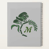 Whimsical Hooded Grasshopper Monogram Planner (Achterkant)