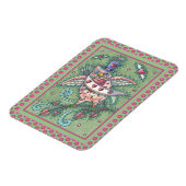 WHIMSICAL HOOTS N' HEARTS CUPID OWL VALENTIJN MAGNEET (Linkerzijde)