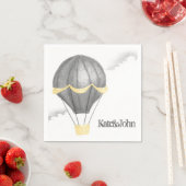 Whimsical  Hot Air Ballon Servet (Insitu)