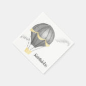 Whimsical  Hot Air Ballon Servet (Hoek)