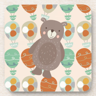 Whimsical Hot Air-ballonnen Bier Onderzetter