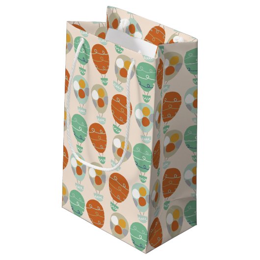 Whimsical Hot Air-ballonnen Klein Cadeauzakje (Achterkant Gekanteld)