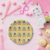 Whimsical Hot Air Balloon Wizard Theme Papieren Bordje (Feest)
