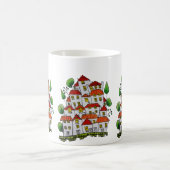 Whimsical House Mok (Doodle - Handgetekend) (Center)