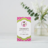 Whimsical Housekeeper Visitekaartje (Staand voorkant)