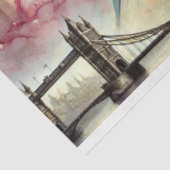 Whimsical Hummingbird Steampunk Flight Decoupage Tissuepapier (Detail)