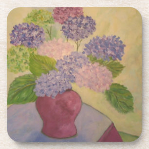 Whimsical Hydrangea Drankjes Onderzetter
