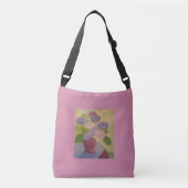 Whimsical Hydrangeas Crossbody Tas (Voorkant)