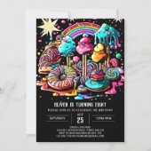 Whimsical Ice Cream verjaardag Kaart (Voorkant)