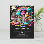 Whimsical Ice Cream verjaardag Kaart (Staand voorkant)