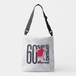 Whimsical Ignorance Is Banned Educational  Crossbody Tas