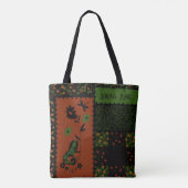 Whimsical Iguana Swag Bag Tas (Achterkant)