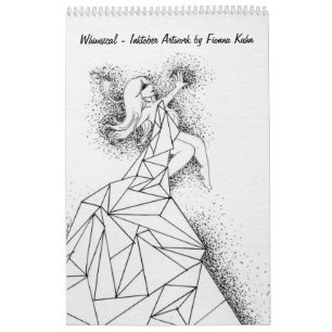 Whimsical - Inkoktober Artwork van Fionna Kuhn Kalender