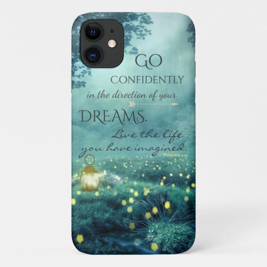 Whimsical Inspirating Dreams Quote Case-Mate iPhone Case (Achterkant)