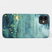 Whimsical Inspirating Dreams Quote Case-Mate iPhone Case (Achterkant (horizontaal))