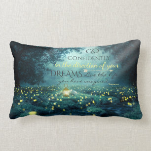 Whimsical Inspirating Dreams Quote Kussen