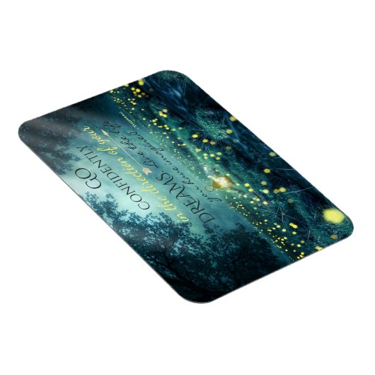 Whimsical Inspirating Dreams Quote Magneet (Rechterzijde)