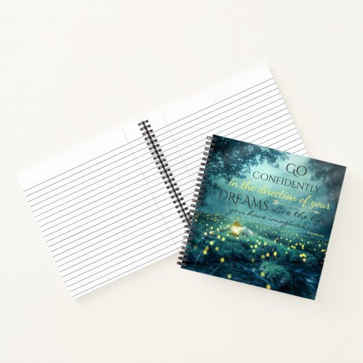 Whimsical Inspirating Dreams Quote Notitieboek (Binnen)