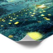 Whimsical Inspirating Dreams Quote Poster (Hoek)