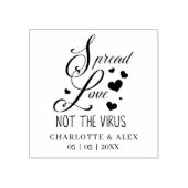 Whimsical Inspirational Quote Wedding Sanitizing Rubberstempel (Afrduk)