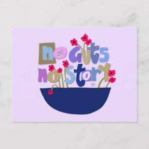 Whimsical Inspirerend Quote Hand Lettering Briefkaart