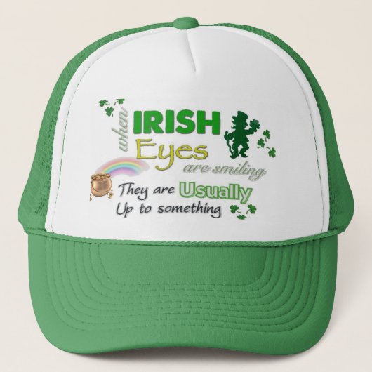 Whimsical Irish Eyes Casquette (Devant)