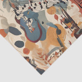 Whimsical Jazz Melody Tissuepapier (Detail)