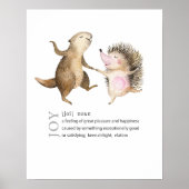 Whimsical Joy Definition Poster (Voorkant)